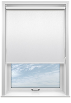 Shimmer (Blackout), Crystal White - Roller Blind